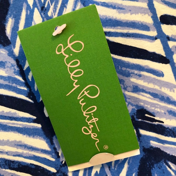 NWT Lilly Pulitzer Style Name: Lowe Dress Colour: Lapis Blue Size: Large - Picture 10 of 14